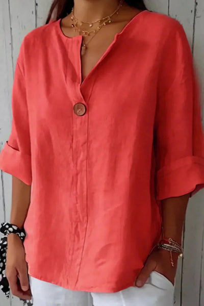 Zamma™ | Relaxed V-Neck Top