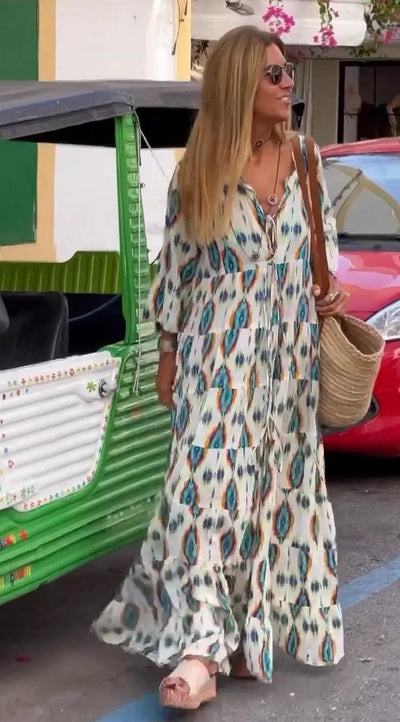Ashley | Graceful V-Neck Maxi