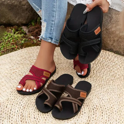 Thea | Mesh Slip-On Sandals