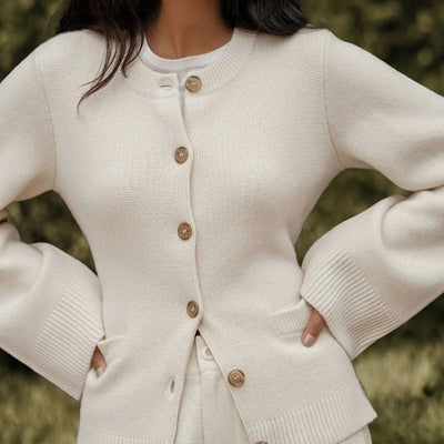 Callie | Classic Buttoned Cardigan