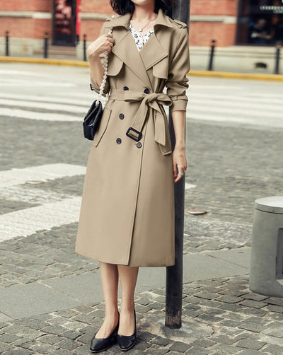 Wilfreda | Trench Coat with Double Breasted Button Placket