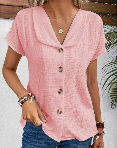 Sarah | Collared Butterfly Blouse