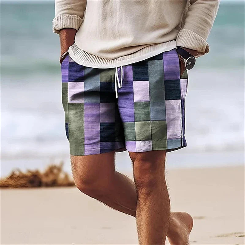 Denis™ | Stylish Plaid Board Shorts