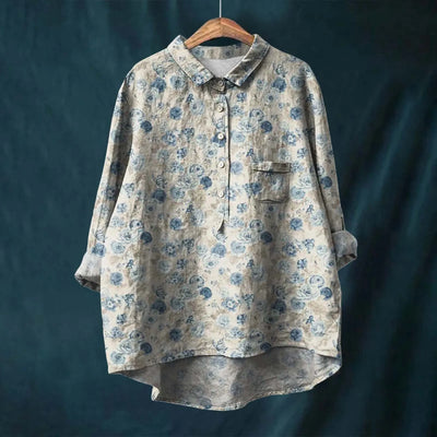 Liesa™ | Elegant Women's Floral Shirt