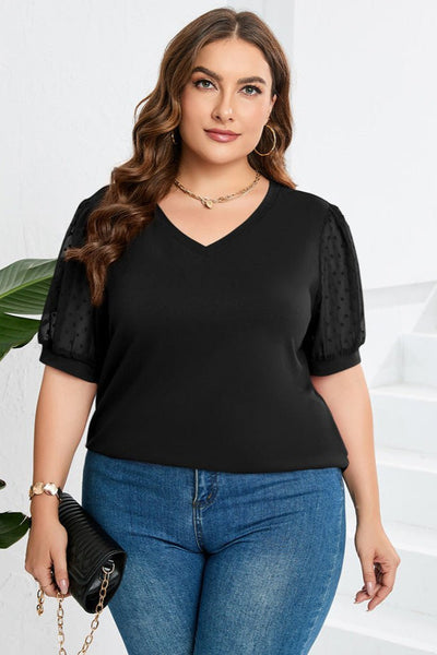 Helena™ | Sleek V-Neck Blouse