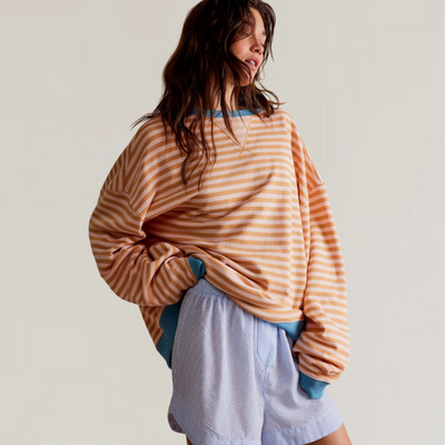 Margot™ | Stylish Oversized Striped Sweater