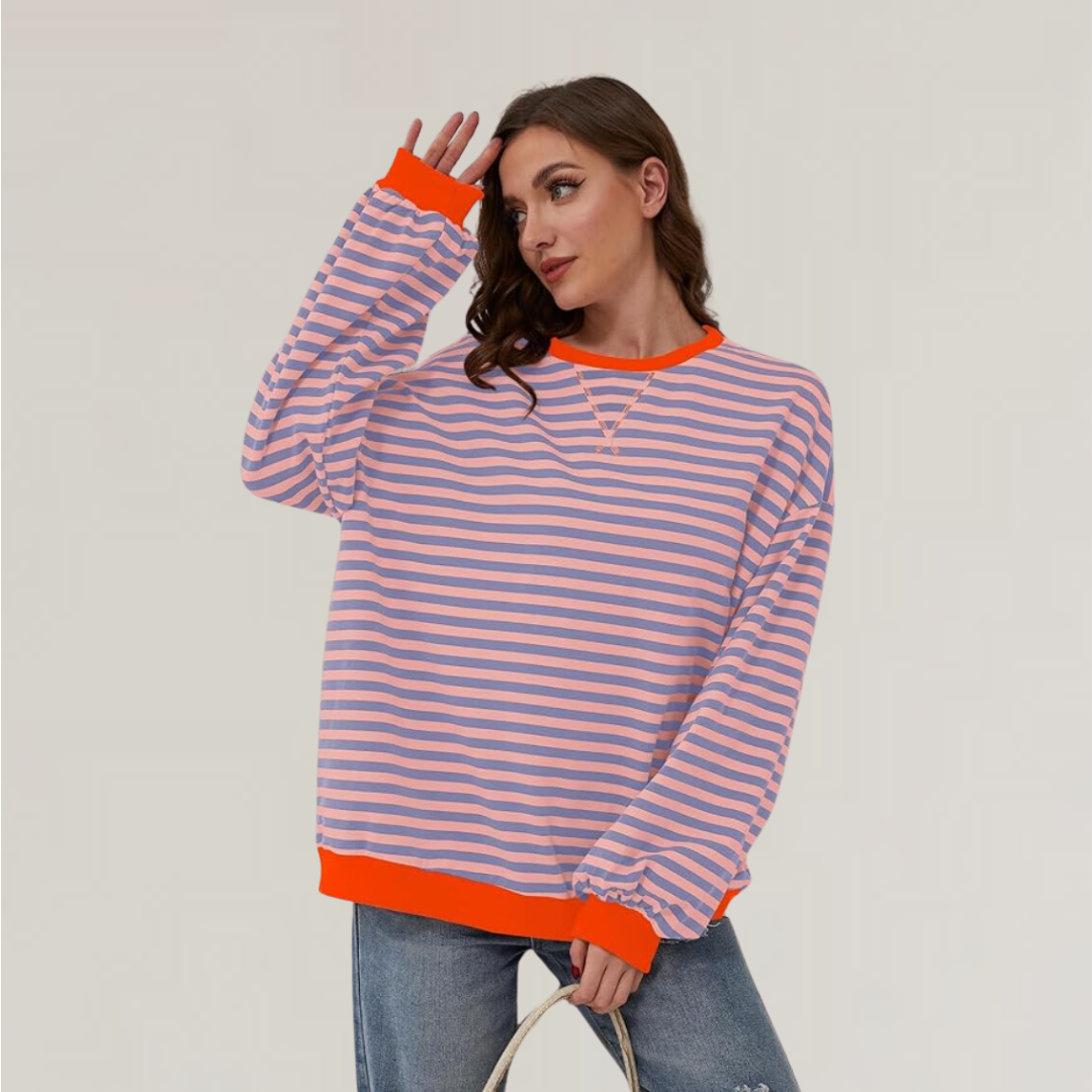 Margot™ | Stylish Oversized Striped Sweater