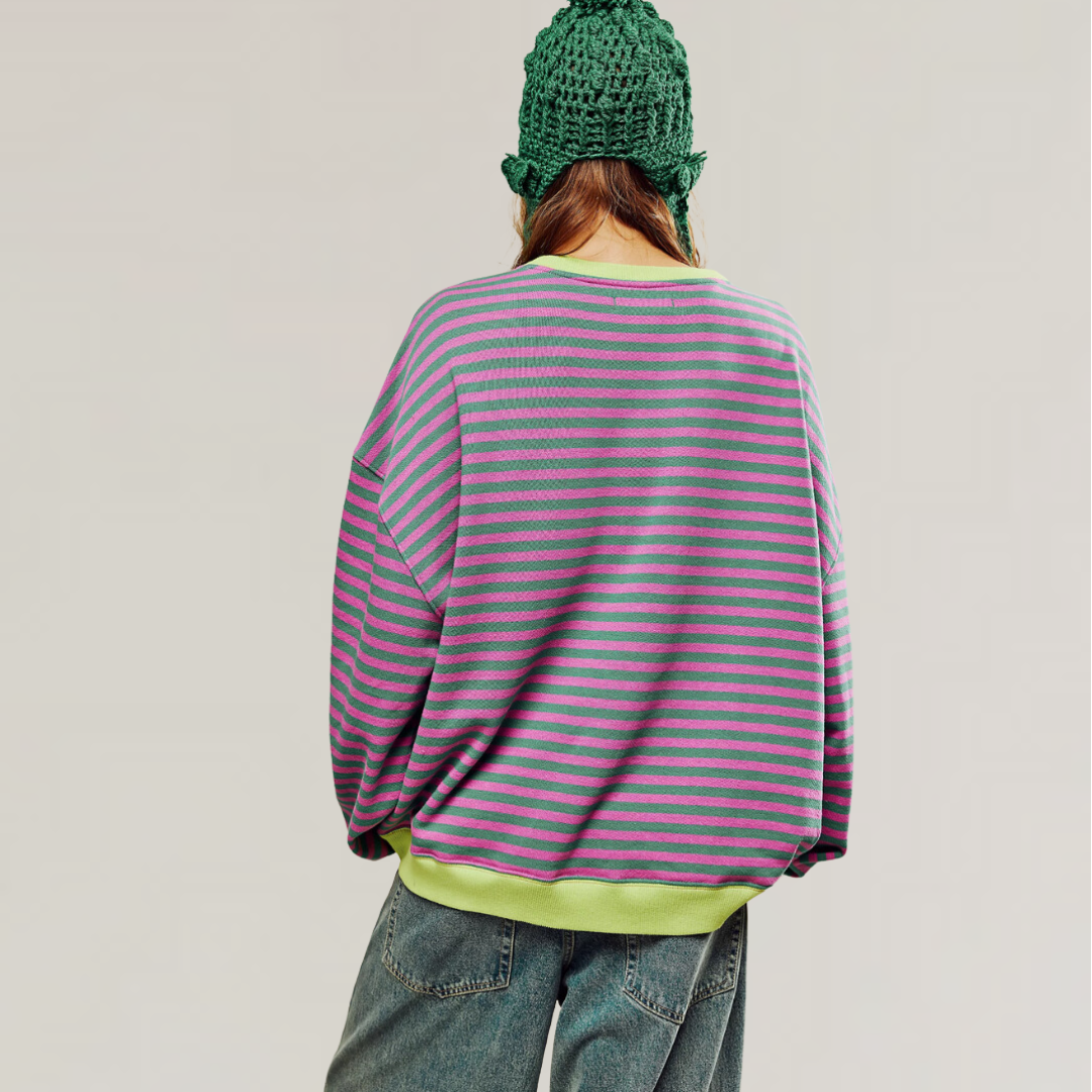 Margot™ | Stylish Oversized Striped Sweater