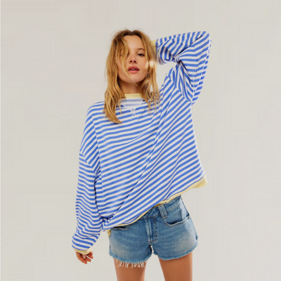 Margot™ | Stylish Oversized Striped Sweater