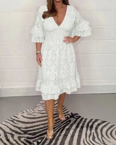Alba™ | Casual Lace Dress