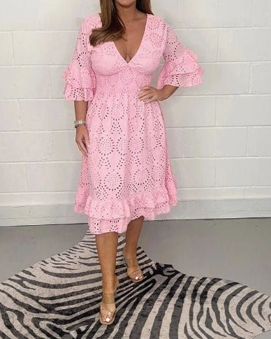 Alba™ | Casual Lace Dress