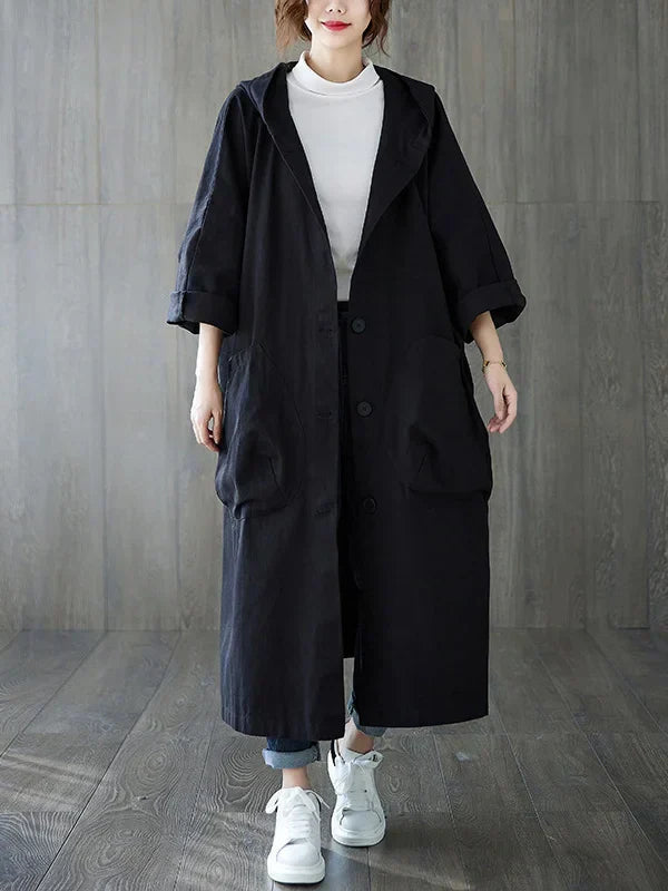 Anselmia | Women's Hooded Trench Coat