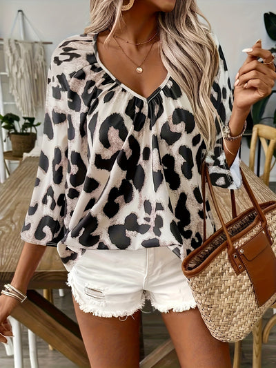 Anastasia | Chic Leopard Blouse