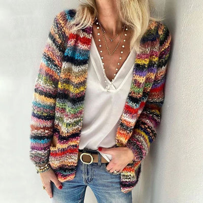 Beth | Vibrant Multicoloured Cardigan