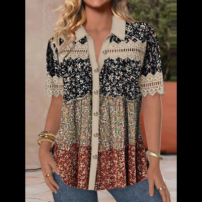 Hillary | Lace Hollow Top