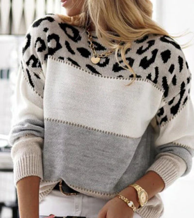 Chelsea | Stylish Leopard Sweater