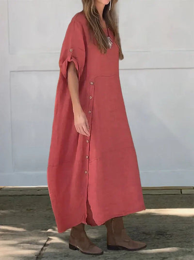 Vera™ | Relaxed-Fit Boho Maxi Dress