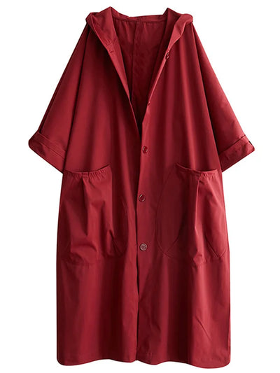 Anselmia | Women's Hooded Trench Coat