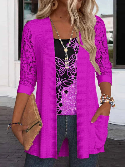 Carly | Lace Butterfly Blouse