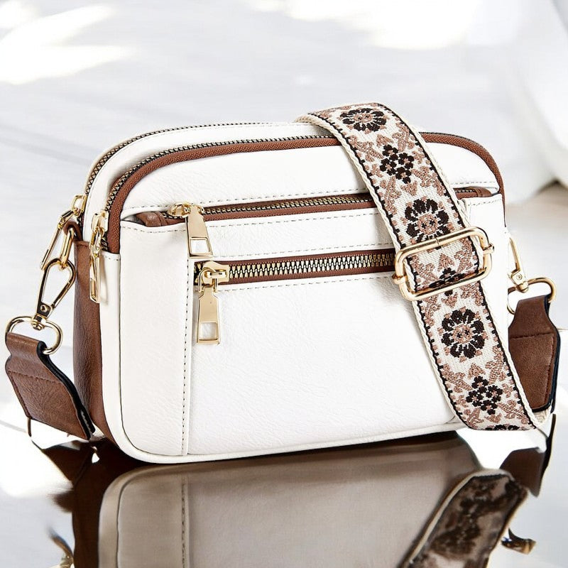 Camille™ | Floral Strap Crossbody Bag