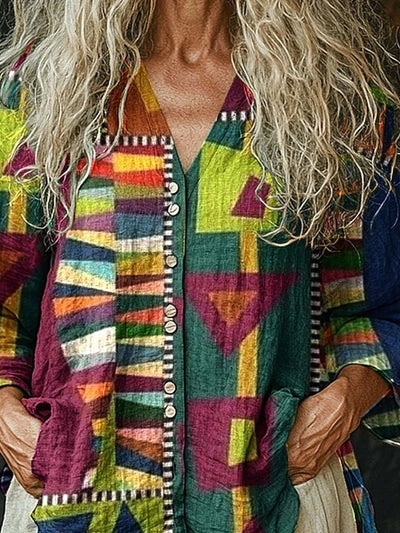 Lucila | Art Long Sleeve Shirt