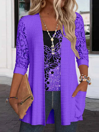 Carly | Lace Butterfly Blouse