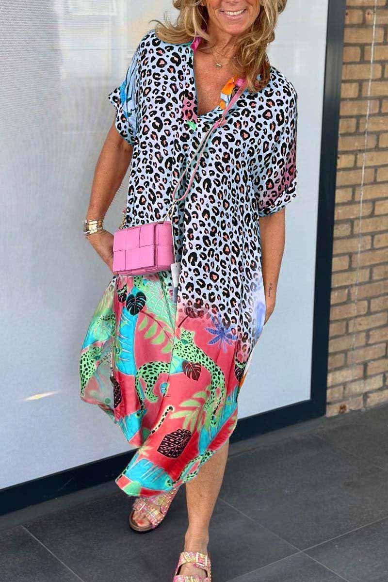 Zella | Casual Leopard Print Dress