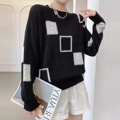 Odessa | Relaxed Geometric Sweater