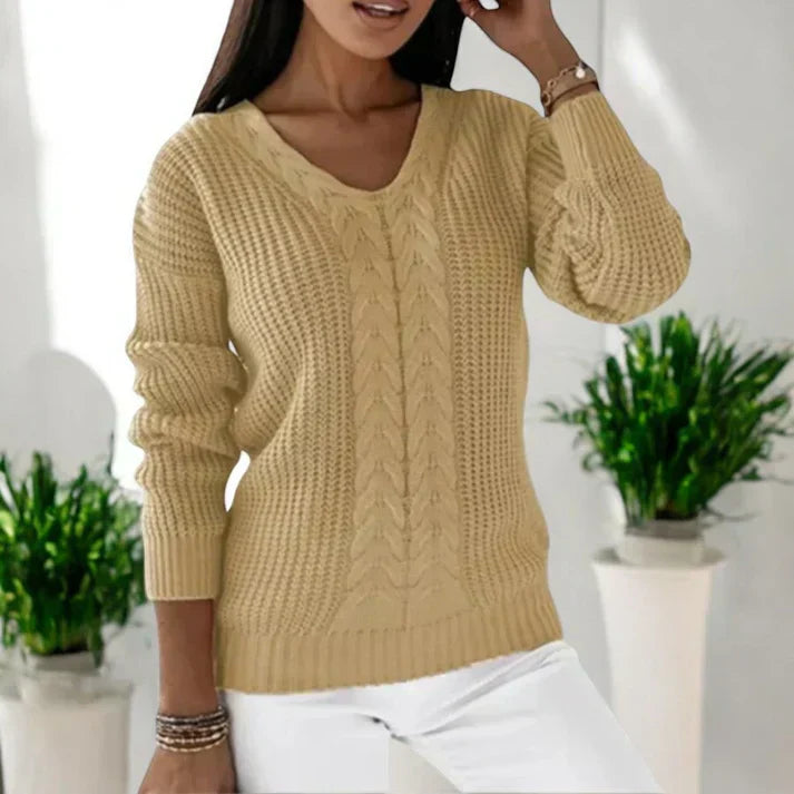 Tessa | Classic V-Neck Sweater