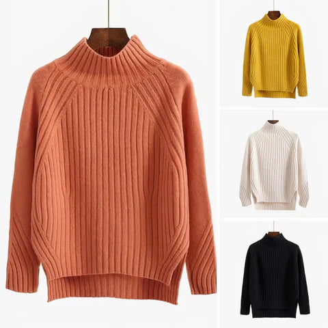 Zoey | Cozy Ribbed Turtleneck